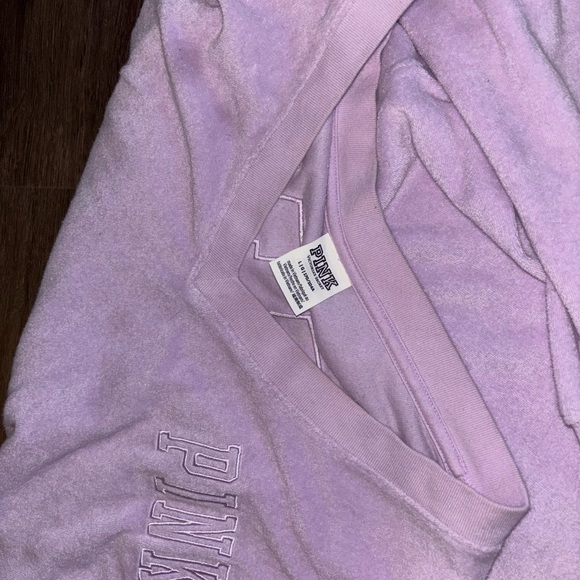 Pink Long Sleeve Sweatshirt #9993 bin 1 - Picture 3 of 6